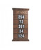  Hymn board wall hanging or with stand. Dimensions: 77" height, 19" width. Includes three sets of numbers. Numbers (0-9) & Letters (A-Z)  that fit boards 234, 234H, 237B & 239H, are available at an additional cost