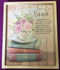 Wooden Nana plaque with flowers on books and a loving sentiment. 