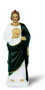 1749-320 St. Jude- 4" Hand Painted Plastic Auto Statues with Magnetic or Adhesive Base. 