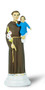 1749-302 St. Anthony- 4" Hand Painted Plastic Auto Statues with Magnetic or Adhesive Base. 