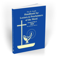 This edition of the Handbook for Lectors & Proclaimers of the Word contains the approved New American Bible text of the Readings for Mass on Sundays, the Sacred Paschal Triduum, and Holydays for 2022, Liturgical Year C, in which the Gospel of Luke is the primary Gospel proclaimed.
A valuable introduction by well-known author Rev. Jude Winkler, OFM Conv. traces the historical tradition of Ministers of the Word, affirms the modern lector within that context, and provides practical tips. The Handbook also contains a commentary to help the lector or proclaimer of the Word to understand the reading being proclaimed, along with Pastoral Reflections.
There are four helpful appendices:
Introduction to the Books of the Bible Read in the Three-Year Cycle
The Responsorial Psalm
Glossary and Pronunciation Guide
Index of Biblical Texts
Bound in a flexible blue and yellow cover, the Handbook for Lectors & Proclaimers of the Word is an invaluable resource for all lectors or Ministers of the Word.
Size: 8 1/2 X 10 7/8. Pages: 440