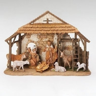 Fontanini Polymer 5" Scale Nativity 8 Pieces from the Centennial Collection.