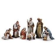 Image of the 7-Piece Nativity Scene With Shepherd