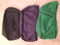 Removable Basket Liners come in three different colors and are available for an additional cost  (Item 454BL) Liners for baskets in three colors: Green, Purple, Black