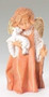 Fontanini (5" scale) Little shepherd angel figurine. Material: Polymer.  Dimensions: 2.75"H x 1.625"W x 1.25"D