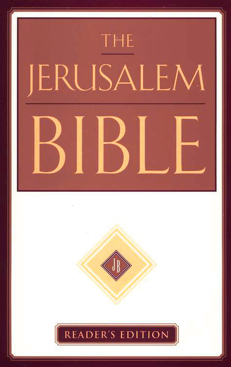  Reissued for the first time in over a decade, The Jerusalem Bible, Reader's Edition carries the imprimatur of the Roman Catholic Church. It meets the need for a modern translation based on the most reliable ancient texts. the bible includes the complete canon of Holy Scripture, including the deuterocanonical books; An English translation that is as close as possible to the literal meaning of the ancient texts; Traditional, non-inclusive language; Brief introductions to each book that orient the reader to the historical setting; Limited footnotes where necessary to clarify only the literal meaning of the text; Portable 5 1/2" x 8 1/4" x 1 7/8" trim size; 8 point text; Single column format;Footnotes;  and is a Jacketed Hardcover