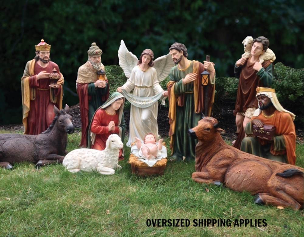 Nativity Products - Oversized Indoor and Outdoor Nativity Set | St ...