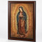 Joseph Studio's  Our Lady of Guadalupe Framed Art. Medium dense fiberboard. Measurements: 27.25"H x 20.25"W