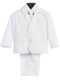 Boys White  First Communion Suit, 5 Piece