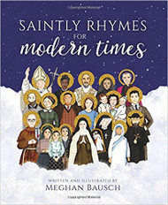 Heaven's saints are holy,
Each in their own way.
Here you ll find their stories to inspire you every day.
Remembering these rhymes is simple as can be.They show how we can all be saints Even you and me!  Filled with colorful illustrations and catchy rhymes, Saintly Rhymes for Modern Times teaches your child that everyone is called to be a saint. These kid-friendly rhymes allow children to see the beauty of Christian holiness through the lives of our more recent saints. With these sixteen poems, nineteen holy men, women, and children will become your child s friends in heaven!