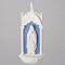 11.5"H Della Robia Our Lady of Lourdes Holy Water Font. Dolomite/Resin