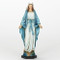 Our Lady of Grace 10" Statue. Resin/Stone Mix.  Measurements: 10.38"H x 4.25"W x 2.5"D
