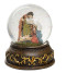 Resin and Glass Nativity Water Globes. Measurements: 4.50" L x 4.50" W x 5.25" H. Choose one style.  3682B  (Mary Blue Cloak)