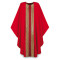 Red chasuble made from 100% wool and imported from Europe - St. Jude Shop