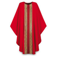 red chasuble