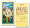 Prayer to Our Lady of Knock Laminated Holy Card.  Clear, laminated Italian holy cards with Gold Accents. Features World Famous Fratelli-Bonella Artwork. 2.5'' x 4.5'' 