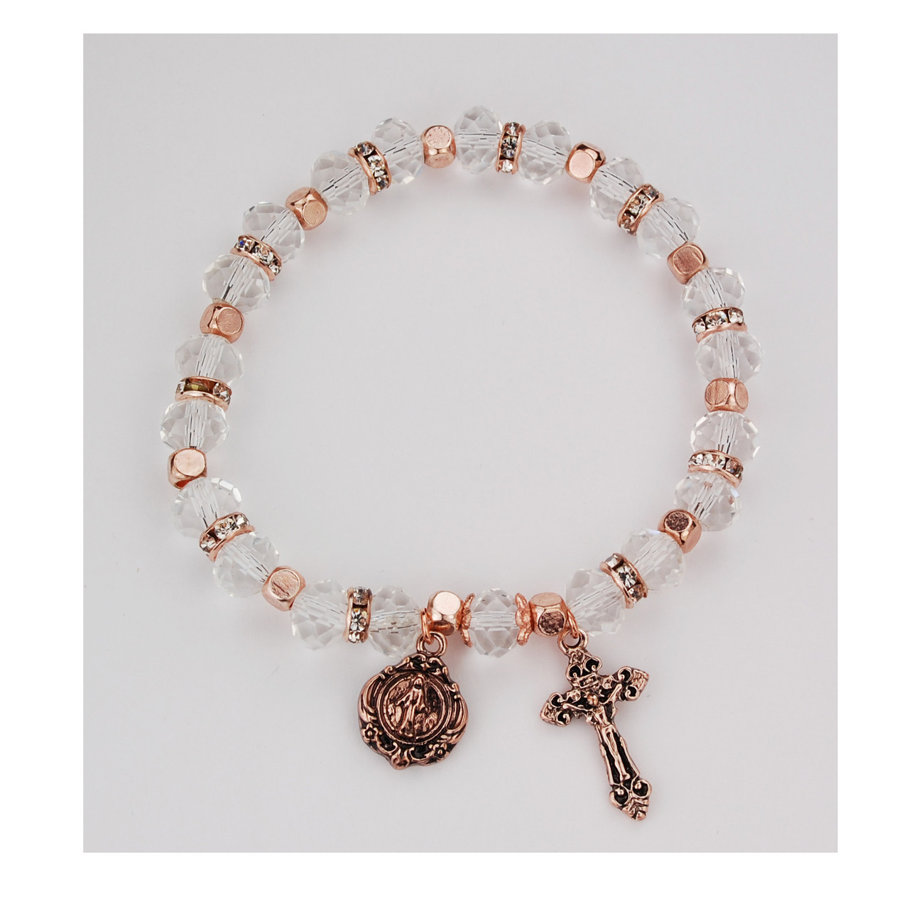 Our Lady Undoer of Knots Sodalite Rosary Bracelet | Rosary.com™