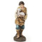 Shepherd Boy with Lamb 33"H (39" Scale) is made of a resin/stone mix. 