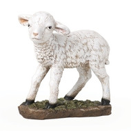 This oversize nativity lamb is the perfect addition to your Church's nativity set. The large lamb is made with a resin and stone mix, making it perfect for indoor and outdoor use. The lamb is 12"H x 10"W. Shop St. Jude today!