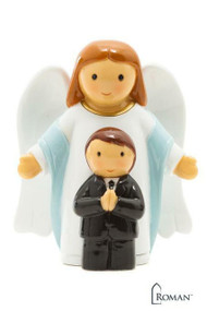 Little Drops of Water Angel with Communion Boy. 3"H and made of resin