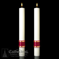 Crux Trinitas Altar Candles