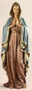 37.5" Praying Madonna Statue~Materials: Resin/Stone Mix. Dimensions: 37.5"H x 13.5"W x 9.5"D