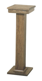 Pedestal - 342
12"W x 12"D x 36"H
Solid Oak Fram
Available in 16 wood finishes