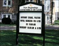 Church Sign - Traditional