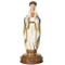 Immaculate Heart of Mary Statue.  Contains scroll in drawer of the statue's base with prayer to Saint: " O Immaculate Heart of Mary, full of goodness, show your love towards us..." Dimensions:  10.38"H x 3.88"W x 3.88"D.  Resin/Stone Mix
