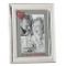 From the Caroline Collection comes this 40 Years Together Wedding Anniversary picture frame. This zinc alloy 40 year anniversary frame holds a 4" x 6" photo and is 8 1/2" in height. Lead Free
