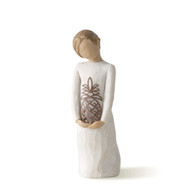 A hostess gift for holiday parties, or New Home housewarming gift. Willow Tree is a reminder of someone we want to keep close, or a memory we want to touch. Hand-carved figures reveal their expression through body gestures only… a tilt of the head, placement of the hands, a turn of the body.