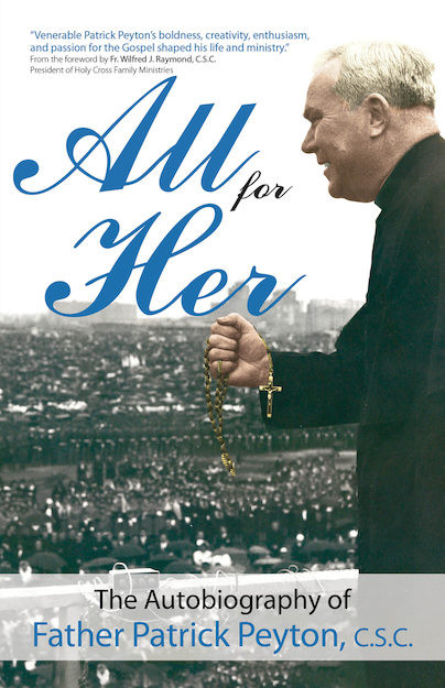 On December 18, 2017, Pope Francis declared that Father Patrick Peyton, C.S.C., lived a life of heroic virtue and gave him the title “venerable,” marking another step closer to sainthood for the “Rosary Priest.” This new edition of Peyton’s biography tells the story of his life and dedication to the Blessed Mother as he discerned his vocation, overcame the obstacles of advanced tuberculosis and lack of education, and became a priest who eventually preached to more than 28 million people worldwide, worked with Hollywood stars, and founded Family Rosary and Family Theater Productions.