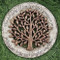The Tree of Life 12.2"D" Round Garden Stone. The Tree of Life Garden Stone is made of a resin/stone mix. The Tree of Life Garden stone has a lovely saying wrapped around the edges of the stone that says: "The blessing of family is life's greatest joy. Filling our home with laughter and love." Perfect for any housewarming gift!