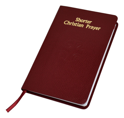 Shorter Christian Prayer is an abbreviated version of the internationally acclaimed Liturgy of the Hours containing Morning and Evening Prayer from the Four-Week Psalter and selected texts for the Seasons and Major Feasts of the year. Printed in two colors, Shorter Christian Prayer includes handy ribbon markers and gilded page edging, and is bound in flexible black bonded leather. Its handy, practical size (4-3/8" x 6-3/4") makes Shorter Christian Prayer ideal for parish use. Also available in Large Print See item #418/10