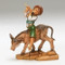 Fontanini 5" Scale Dominic Boy with Donkey. A wonderful addition to your Fontanini Nativity Collection! Made of polymer.