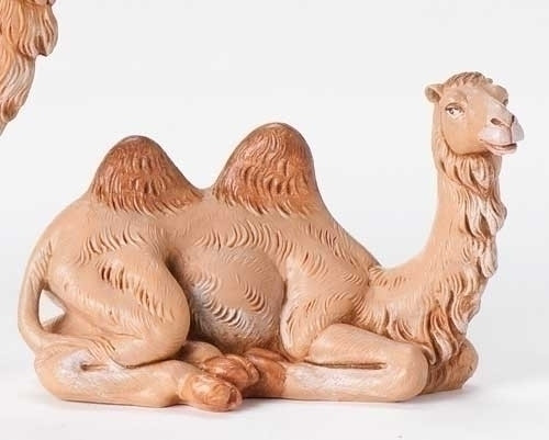 Fontanini 5" Scale Nativity figure, Seated Camel.  A wonderful addition to your Fontanini Nativity Collection! Made of polymer.