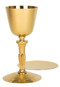 Chalice,  A-415G, 24kt gold plate, 11 ounce. Hammered texture
Ciborium - B-416G, 24kt gold plate, Hammered texture. Height 8 3/4". Host 175 based on 1 3/8" host