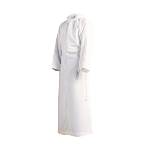 Monastic Deluxe Alb. Medium weight 100% polyester. Styles 207 and 208. Comes with or without a hood. Please choose option! Cinctures sold separately.
