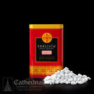Rose 1 lb box. Cathedral's Ekklisia Incense is made in Greece using only premium frankincense resins and the finest aromatic oils. Each batch is carefully blended, pressed, hand-cut, and then cured to create rich, long-lasting fragrances and an unmatched smooth-burning quality. One  pound box 