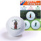 Golf with the Saints:  for those who need the help of all three saints; whose outings frequently result in futile hunts for missing balls; for those who despair of ever improving their game; and for those who just need a little luck, these Saints Golf Balls offer a reminder that prayer can help!
St. Anthony of Padua is invoked by millions as the finder of lost objects – who better to call on when your ball goes astray?
St. Jude is known as the patron saint of desperate situations and lost causes – does it seem you just can't avoid the hazards? Ask St. Jude for help.
St. Patrick is the patron saint of Ireland – may the luck of the Irish help your ball find the green!