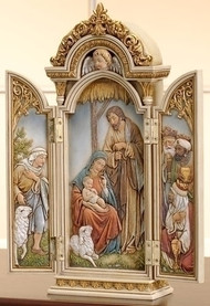 Image of the Nativity Scene Triptych sold by St. Jude Shop.