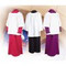 Altar Server Roman Cassocks are available in Snap Front or Button Front. Made of 65% Polyester/35% cotton. Colors are Red, Black, Purple or White