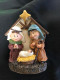 4 Point Star ~ 4" Light up nativity is battery operated. Perfect for a small night light or a tiny corner that needs a little sparkle for the holidays. Two styles to choose from. Please make selection when checking out.  Battery included.