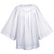 Liturgical Extra Full Cut Liturgical Surplice. 6 inches longer than a standard surplice. Wrist length sleeves. Square or Round Neck