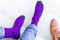 Simplify your socks for this season of prayer and penance. Our Lent socks will help you evangelize on the go, not just while eating fish sticks! They’ll also remind you of a few things:  The purple liturgical color reminds us we’re in a season of waiting. Joyfully anticipating the Resurrection of Our Lord!  The 40 crosses remind you of the significance of the length of this season — the time Jesus spent in the desert preparing for his public ministry.  The scripture on the top of the foot reminds you of what the priest says when we get our ashes on Ash Wednesday, “Repent and believe in the Gospel.” Happy praying, fasting, and almsgiving!  Material: Approx. 75% Cotton, 23% Nylon, 2% Spandex. Adult One Size - Fits most Men's size 5-11 and Women's size 7-12)
