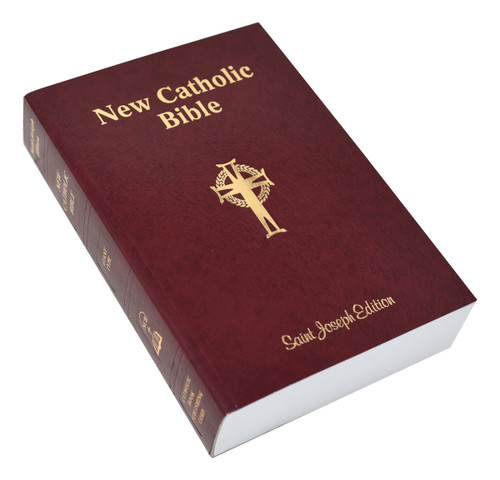 This Giant Type Edition of the St. Joseph New Catholic Bible (NCB) is the first complete Bible in this fresh, faithful, and reader-friendly translation. With the needs of an aging population and those with limited vision in mind, the focus in this edition is placed on the text, which is arranged for easy reading. Rich explanatory notes are gathered at the end of each book to allow for full pages of the edition's highly readable 14 pt. type, the largest type of any Catholic Bible in a comparable size.


This edition, intended to be used by Catholics for daily prayer and meditation, as well as private devotion and group study, comes in a convenient 6-1/2" x 9-1/4" format and is durably bound in a flexible yet strong paper cover.  2480 pages


Noteworthy Features


Learning about Your Bible
The Importance of the New Testament
Books of the Bible by Religious Tradition
Doctrinal Bible Index
List of Popes