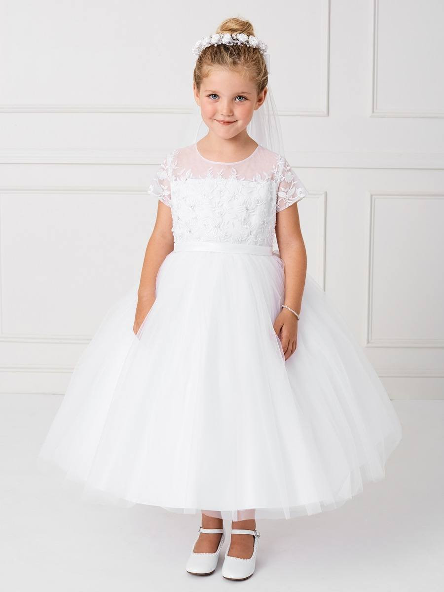 Short Lace And Mesh Dress With Illusion Neckline 2024 www.lightgames.pro