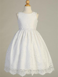 eyelet communion dress