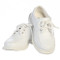 boys matte white lace up dress shoes 
Boys white dress shoes are well-crafted shoes that lace up and have a rounded toe. These boys’ shoes are crafted with a white sole and a matte finish. Order your pair from St. Jude’s Shop today!
Classic Matte White Color
High-quality Laces 
Scuff Resistant 
Matte Finish 
Lace Up Closure
Made in the U.S.A. 