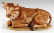 Fontanini 50" Ox Nativity Figure. Marble Based Resin